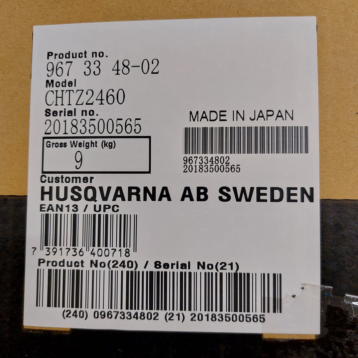 Tagliasiepi a scoppio ZENOAH CHTZ2460