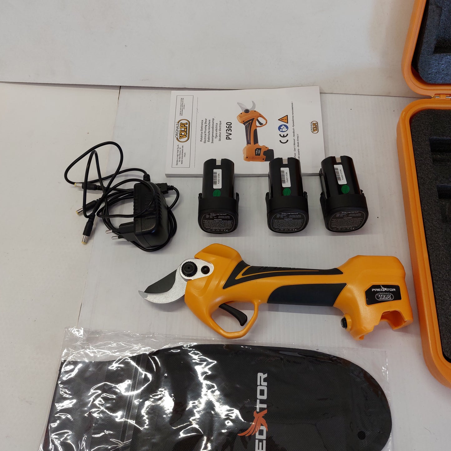 Forbice VOLPI PV360 + 3 Batterie