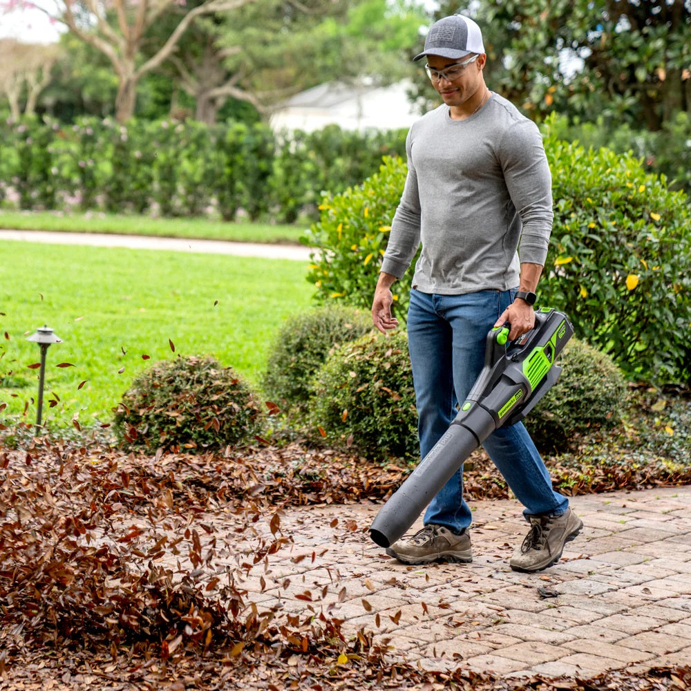 Soffiatore GREENWORKS GD60AB + Batteria e caricabatteria