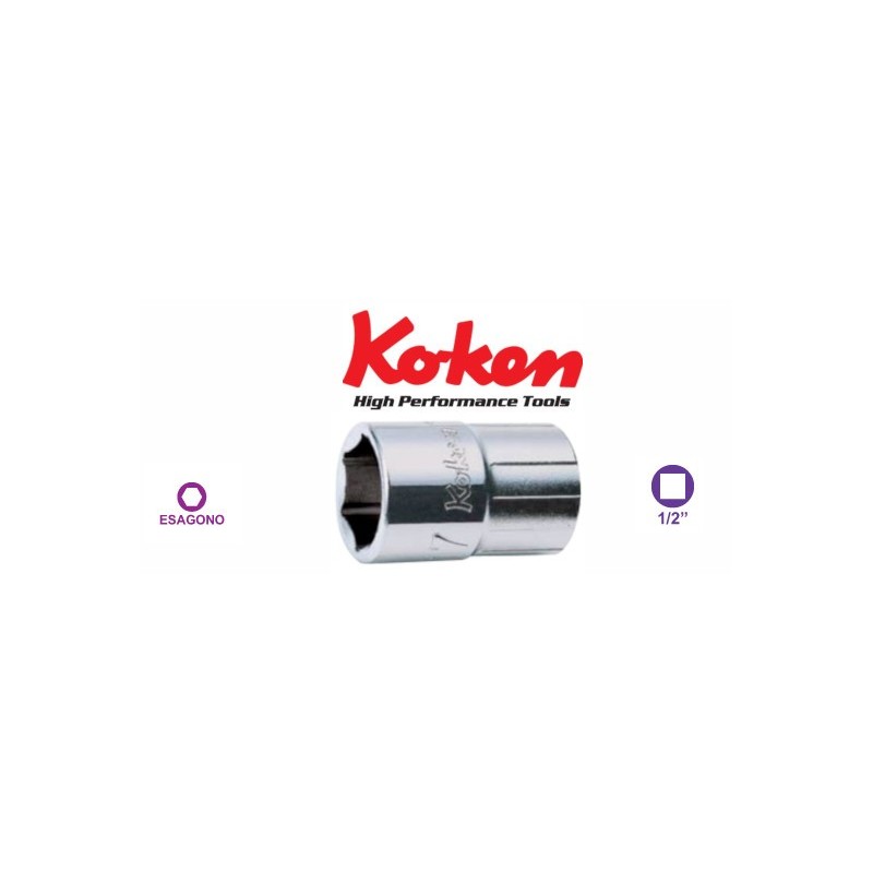 DOUILLE KOKEN 4401 M 1/2 Hexagonale