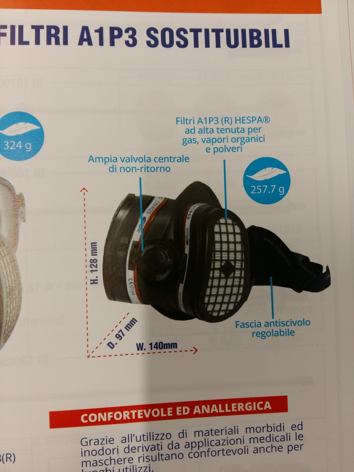 Maschera GWS ELIPSE P3