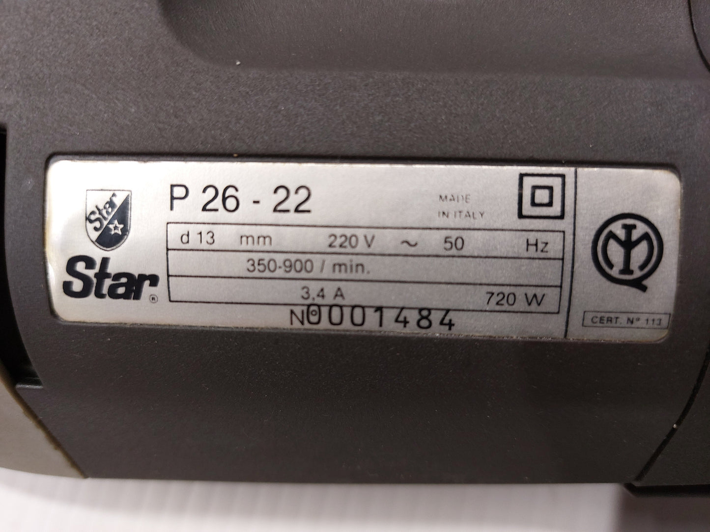 Trapano STAR P 26-22 ROTATIVO