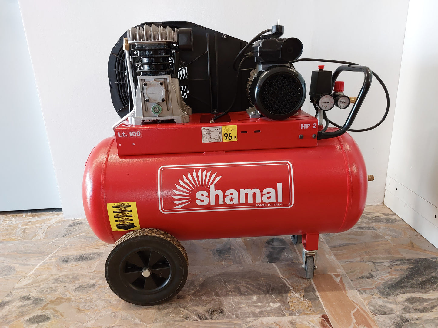 Compressore SHAMAL SB 28  LT.100 HP 2 M