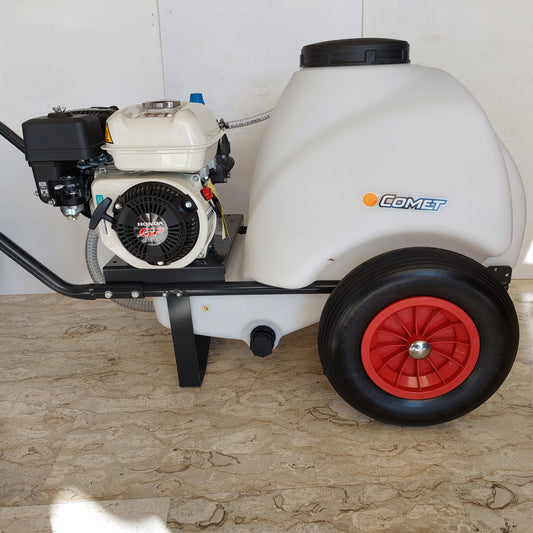 Pompa Irrorazione a Scoppio CON CARRIOLA LT. 120 MOTOPOMPA MC25