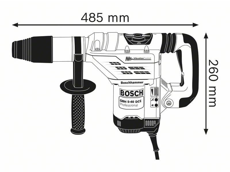 Demolitore perforatore BOSCH GBH 5-40 DE