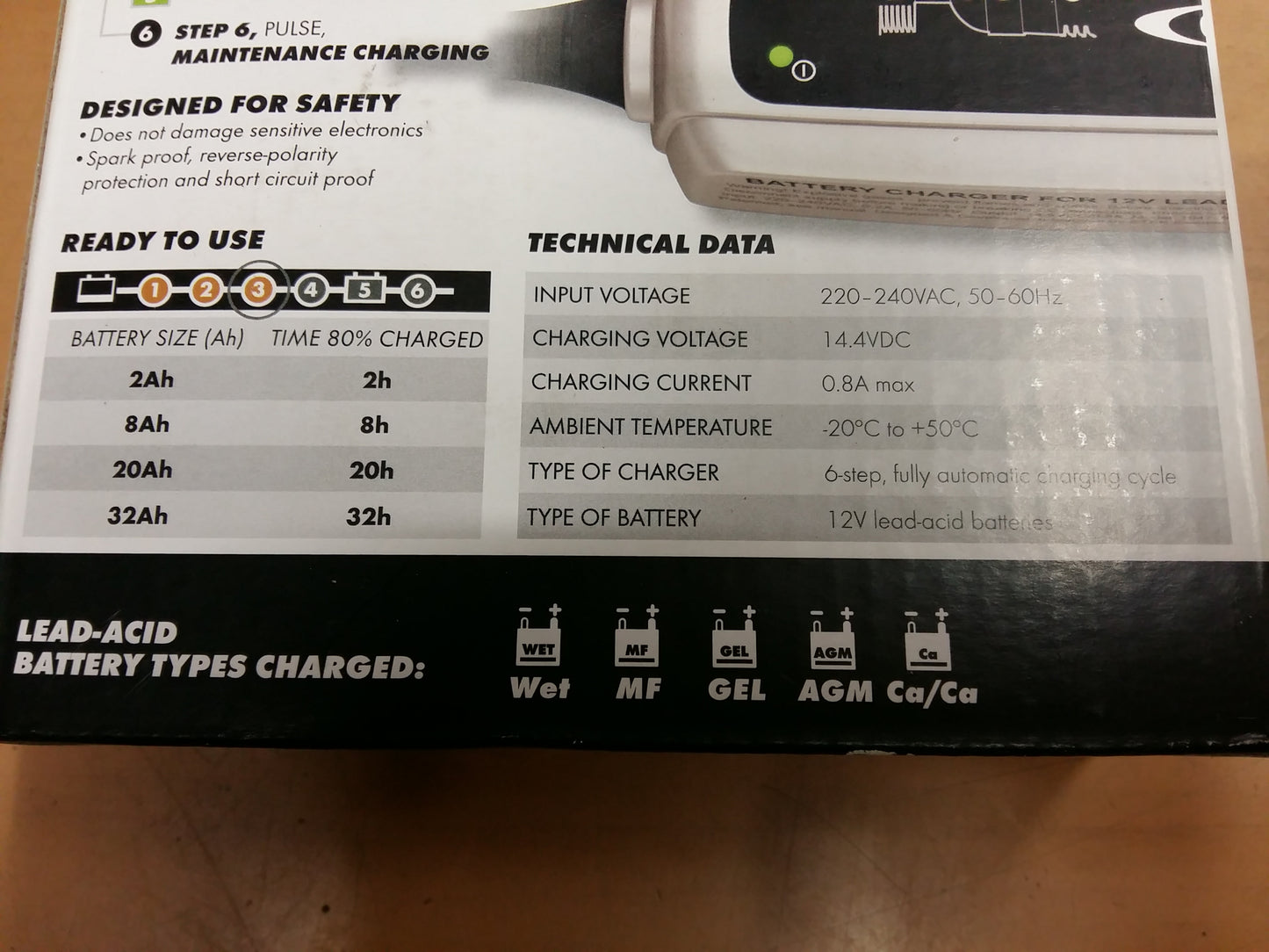 Caricabatterie CTEK XS 0.8