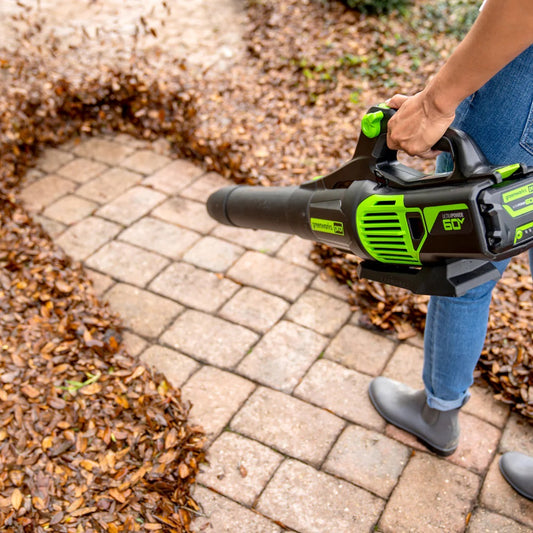 Soffiatore GREENWORKS GD60AB + Batteria e caricabatteria