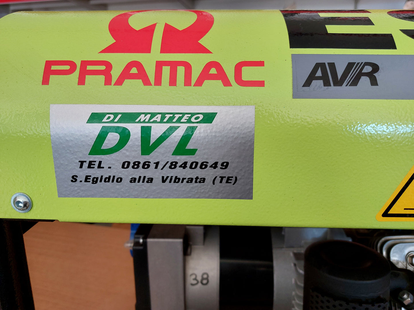 Generatore di corrente PRAMAC ES 4000 AVR -K100D