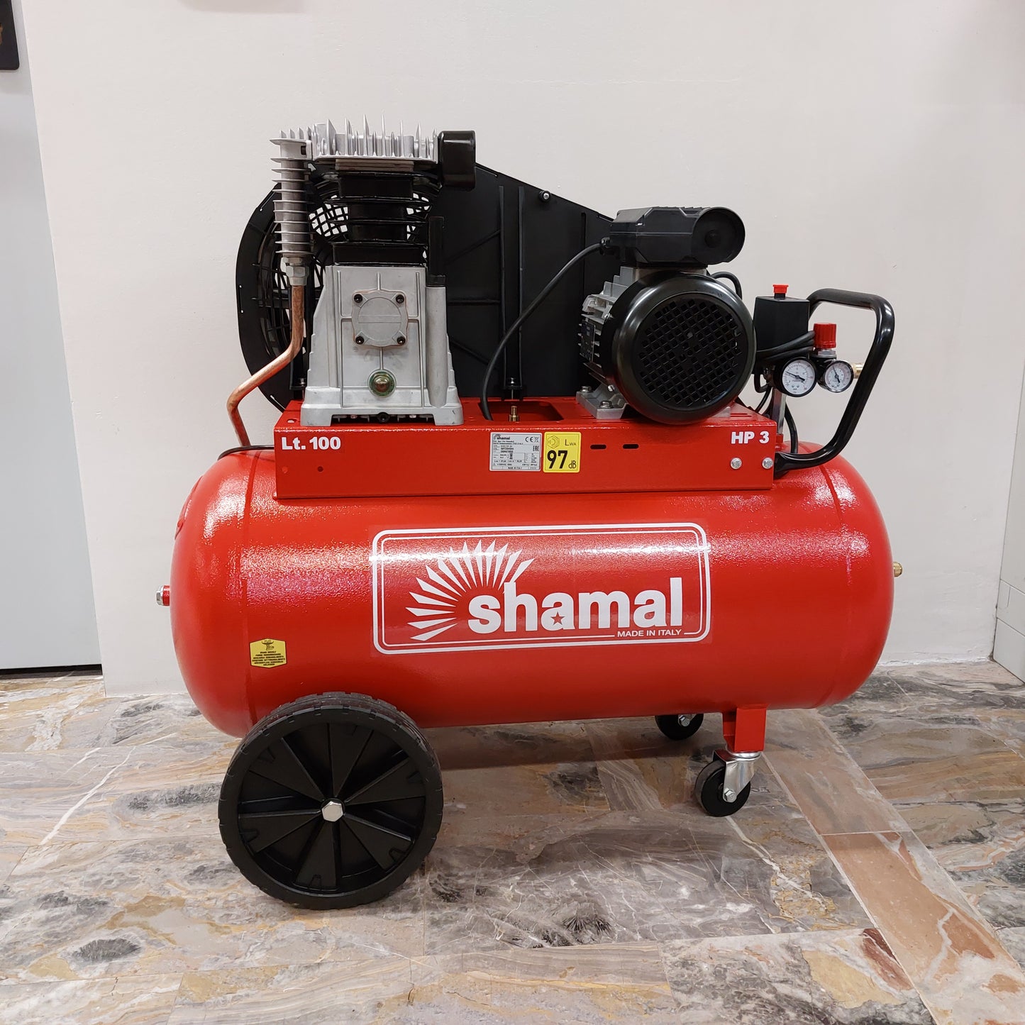 Compressore SHAMAL SB 38  LT.100 HP 3 M