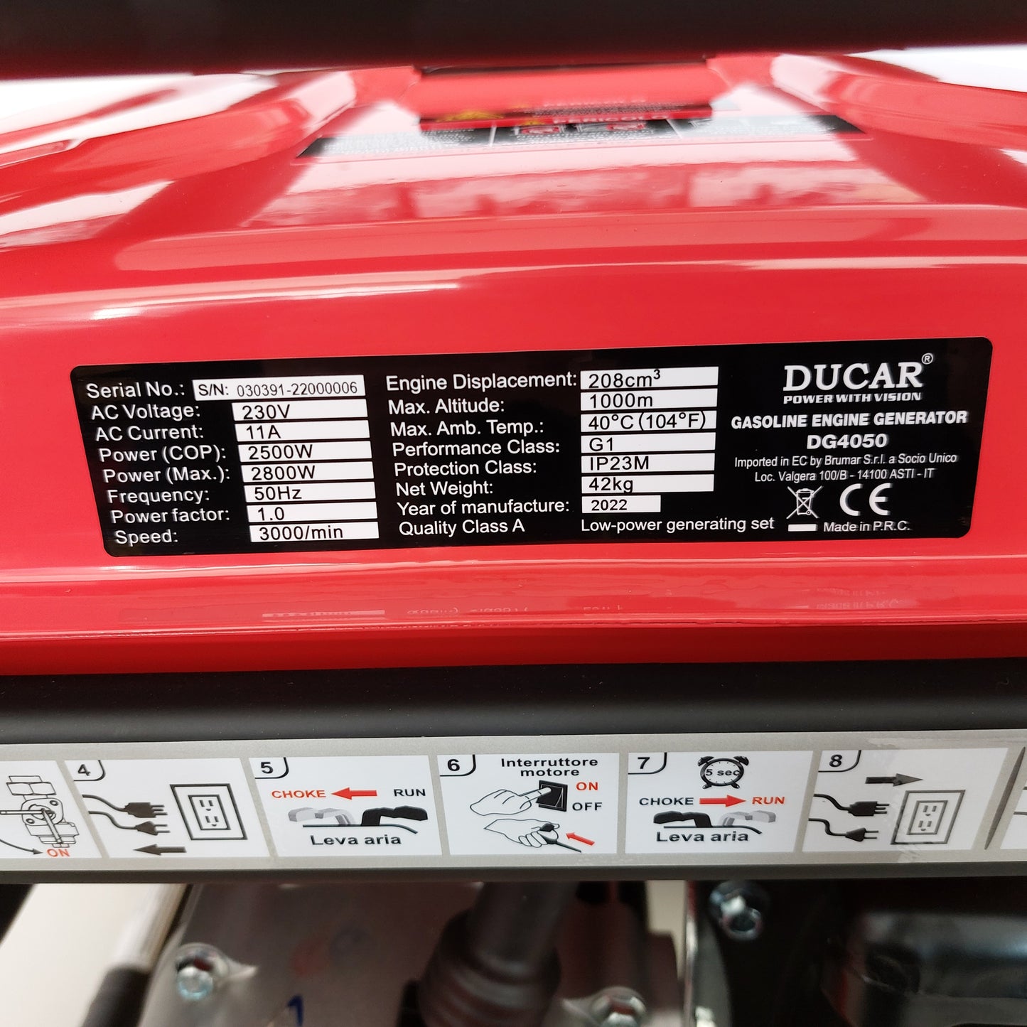 Generatore di Corrente DUCAR DG 4050