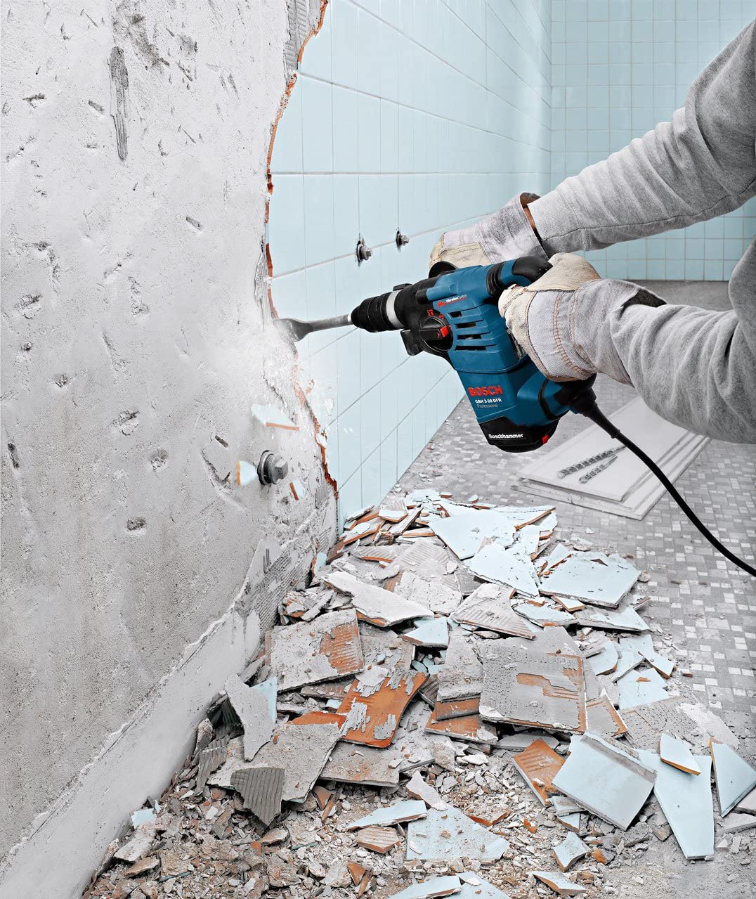 Martello Perforatore Bosch GBH 3-28 DFR 800W - Professionale Con Mandrino SDS Plus - Foto 6