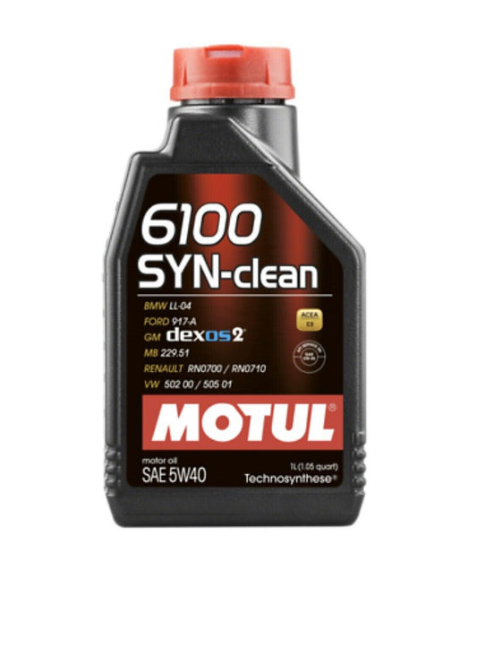 Huile MOTUL 6100 SY-CLEAN 5 W40 Lt.1
