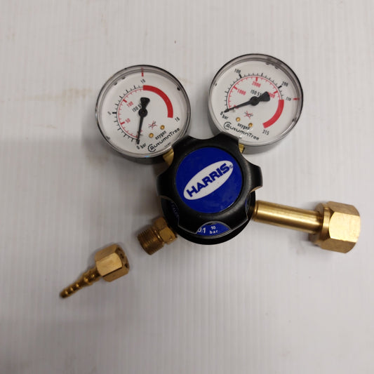 Riduttore di Pressione OSSIGENO HARRIS MODELLO 801 MANOMETRI 2