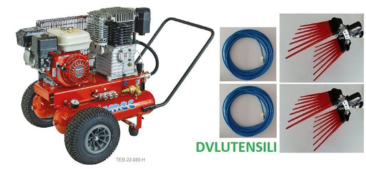 Motocompressore HONDA AIRMEC TEB 22-680 KIT Raccolta 2 Operatori BOR