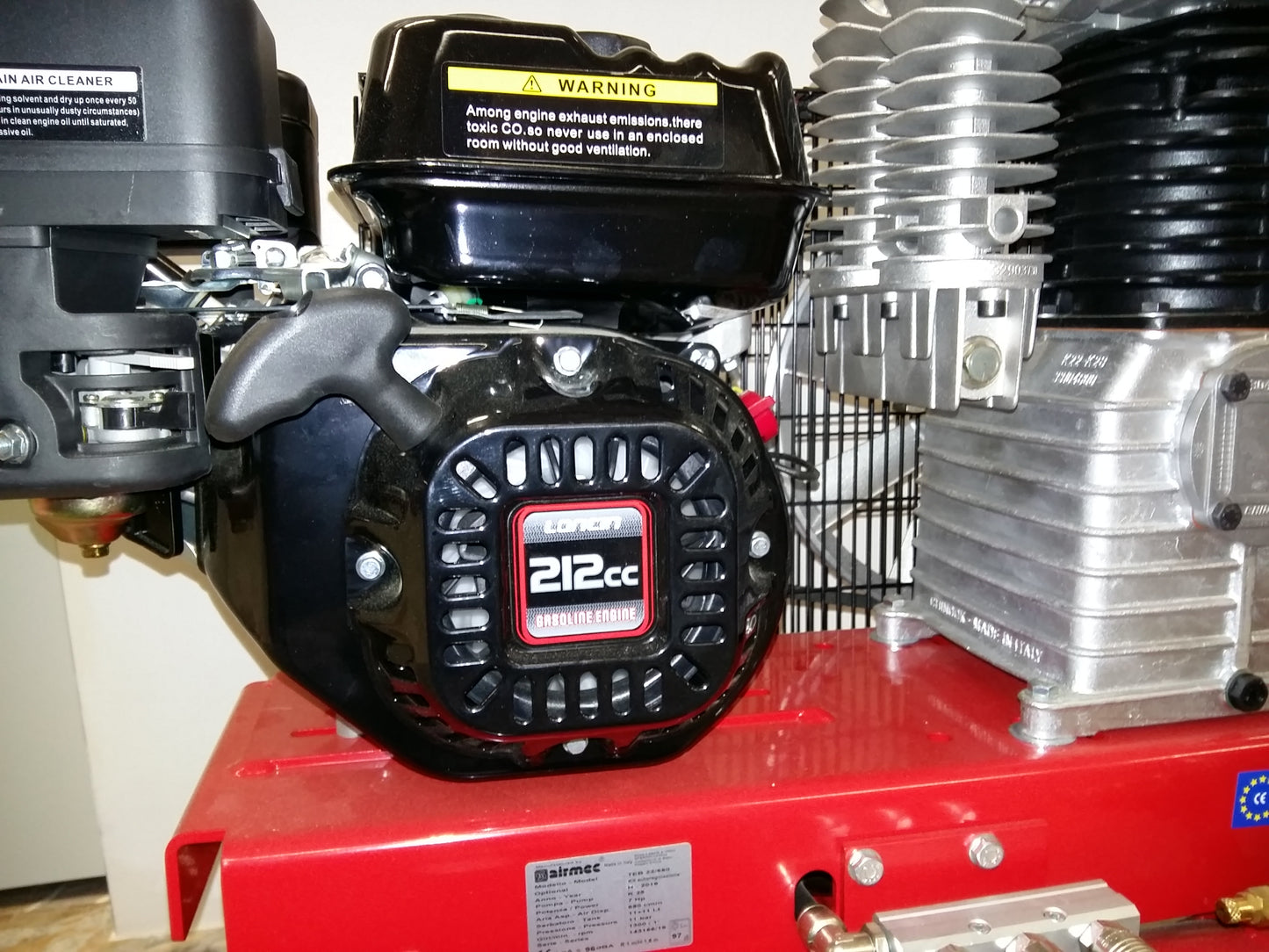 Motocompressore Airmec TEB 22-680 LONCIN KIT 3 Operatori BOR