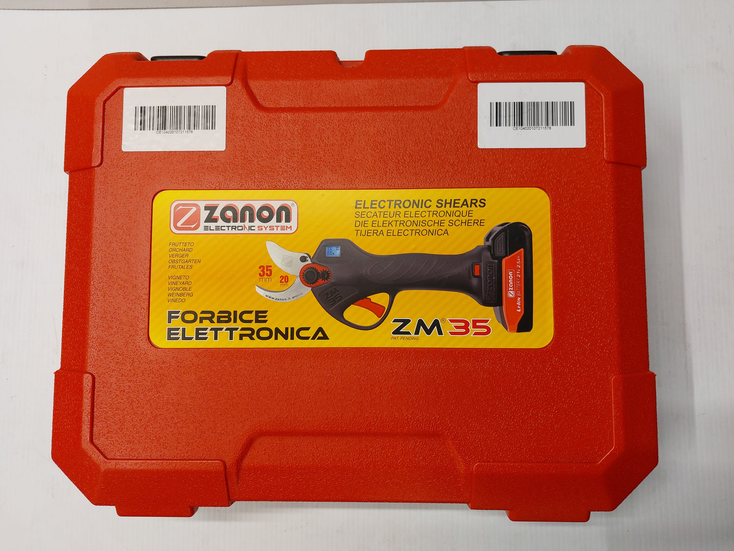 Forbice elettrica ZANON ZM 35 + 2 Batterie